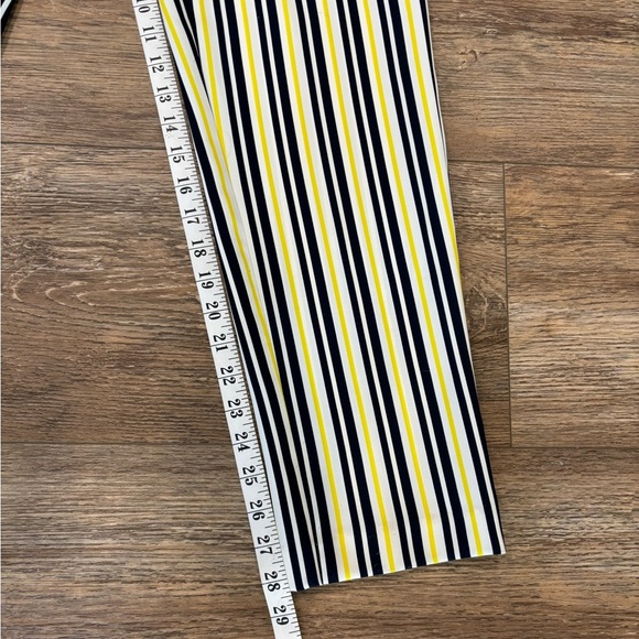 Liu Jo NWT Women's 8 Yellow & Black Stripes One Shoulder Jumpsuit Made in Italy - Picture 8 of 10